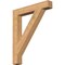 Ekena Millwork Traditional Block Smooth Bracket, Western Red Cedar, 5 1/2"W x 38"D x 46"H BKT06X38X46TRA05SWR - alternate 1